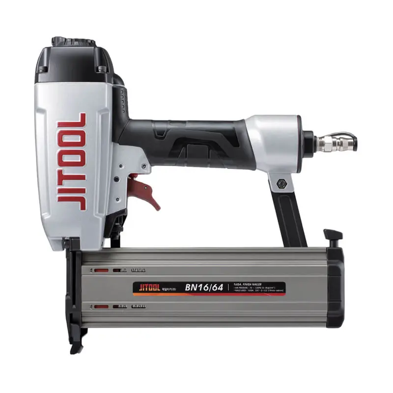 Jit 16-Gauge 2-1/2-Inch Finish Nailer – Versatile Pneumatic Tool For Baseboards, Crown Molding & Cabinets 1