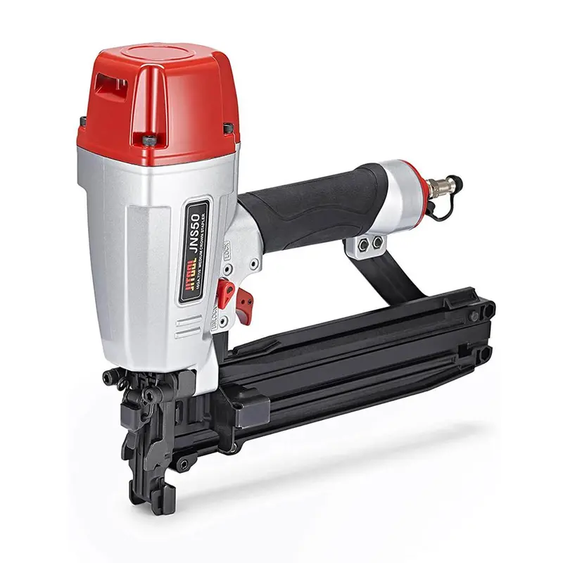 Jit 16-Gauge Crown Stapler – 7/16-Inch Crown × 2-Inch Staples For Upholstery & Insulation Fastening 1