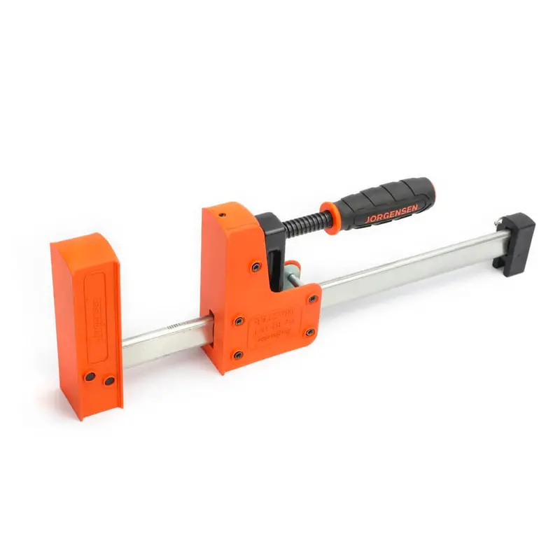 Jorgensen 8012 Cabinet Master Bar Clamp — 12-Inch, 3.875-Inch Parallel Jaws, 90° Alignment 1