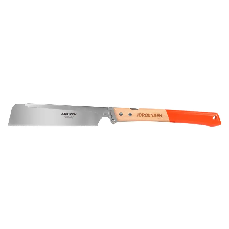 Jorgensen Pro Folding Pull Saw – 9" Compact Hand Saw With Ergonomic Handle 1