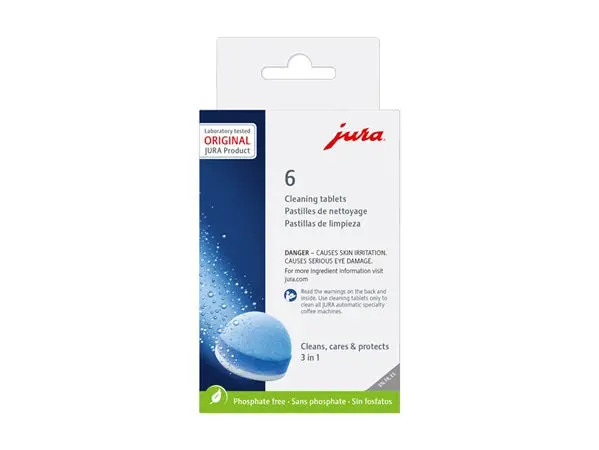 Jura 3-Phase Espresso Cleaning Tablets (6-Pack) 1