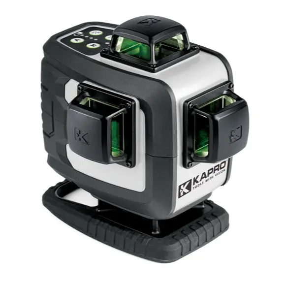 Kapro 884G Prolaser 4-Line 360° Green Laser Level Kit With Ground Beam 1
