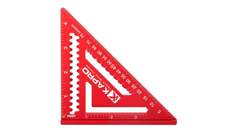 Kapro Anodized Aluminum Trim Square – 4 In 1