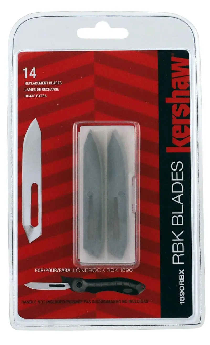 Kershaw 1890Rbx Replacement Blades (Pack Of 14) 1