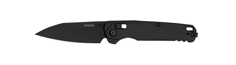 Kershaw Bel Air Aluminum Knife – Black Handle, Magnacut Blade 1