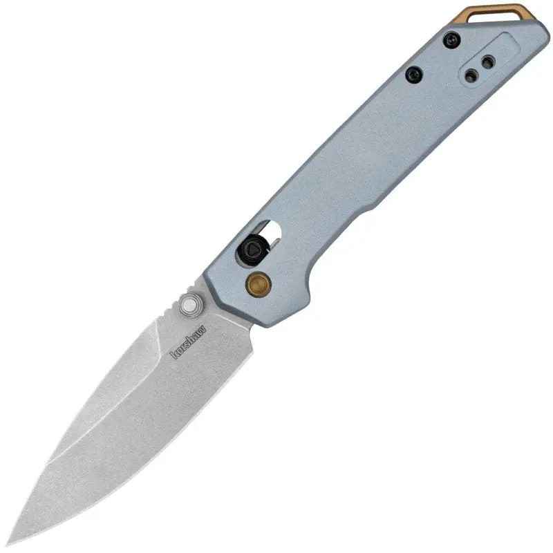 Kershaw Mini Iridium Pocket Knife – 3" D2 Blade, Lightweight Aluminum Construction (2051) 1