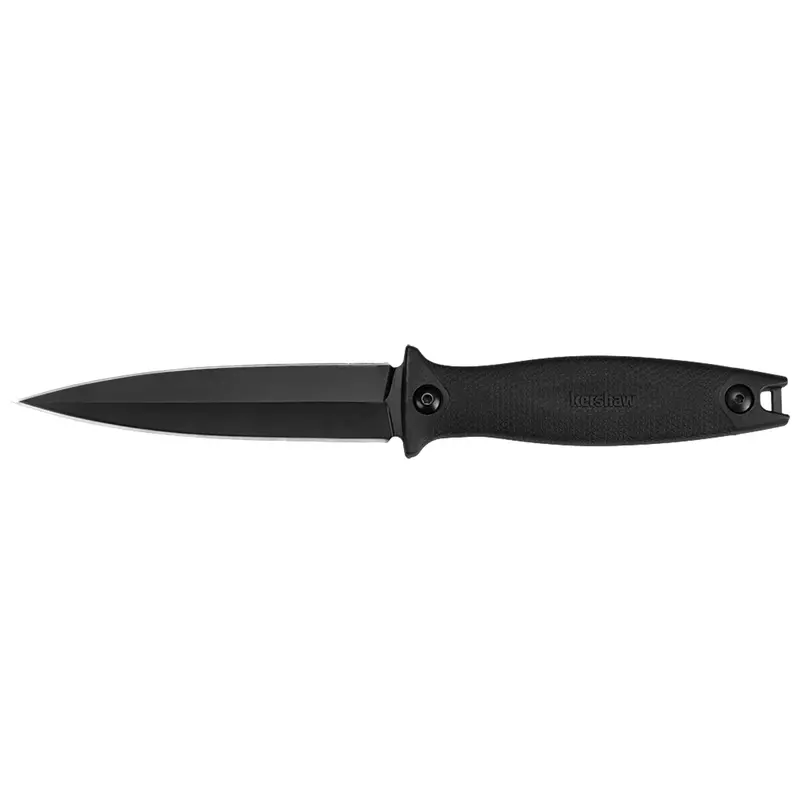 Kershaw Secret Agent Folding Knife – Black Plain-Edge Blade 1