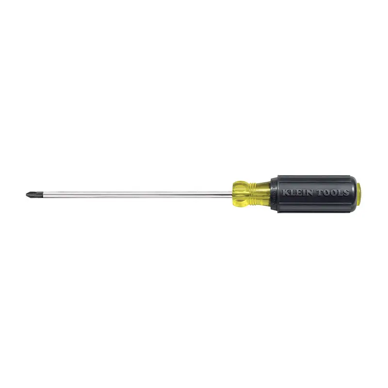 Klein #3 Phillips Screwdriver – 6-Inch Round Shank, Professional Grade 1