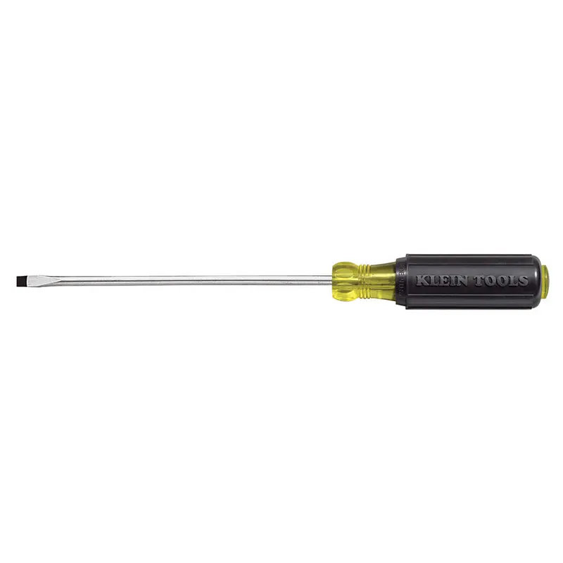 Klein 608-4 4-Inch Cabinet Mini Screwdriver — #1/8-Inch Tip, Round Shank 1