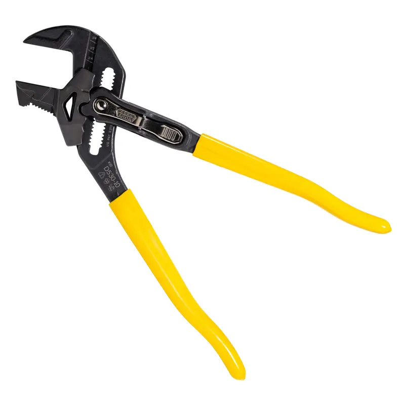 Klein D53010 10-Inch Plier Wrench — Combines Gripping And Turning Power 1