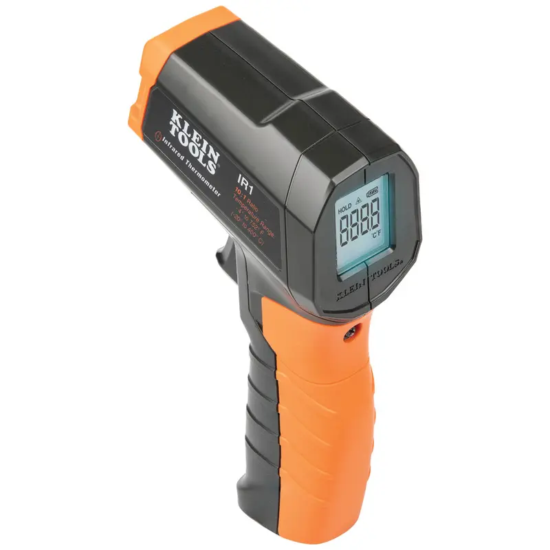 Klein Ir1 Infrared Digital Thermometer With 10:1 Distance-To-Spot Ratio And Target Laser 1