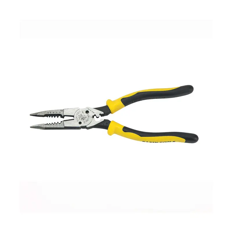 Klein J207-8Cr 8.5-Inch Needle-Nose Pliers With Integrated Crimper 1