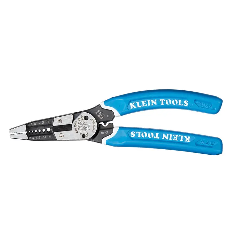 Klein Kurve Wire Stripper/Cutter/Crimper – 8–20 Awg, All-In-One Functionality 1