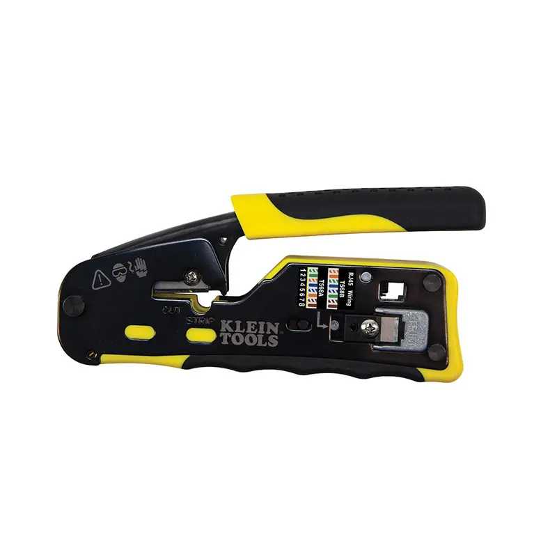 Klein Vdv226-110 Ratcheting Ethernet Crimper For Pass-Through Rj45 Connectors 1