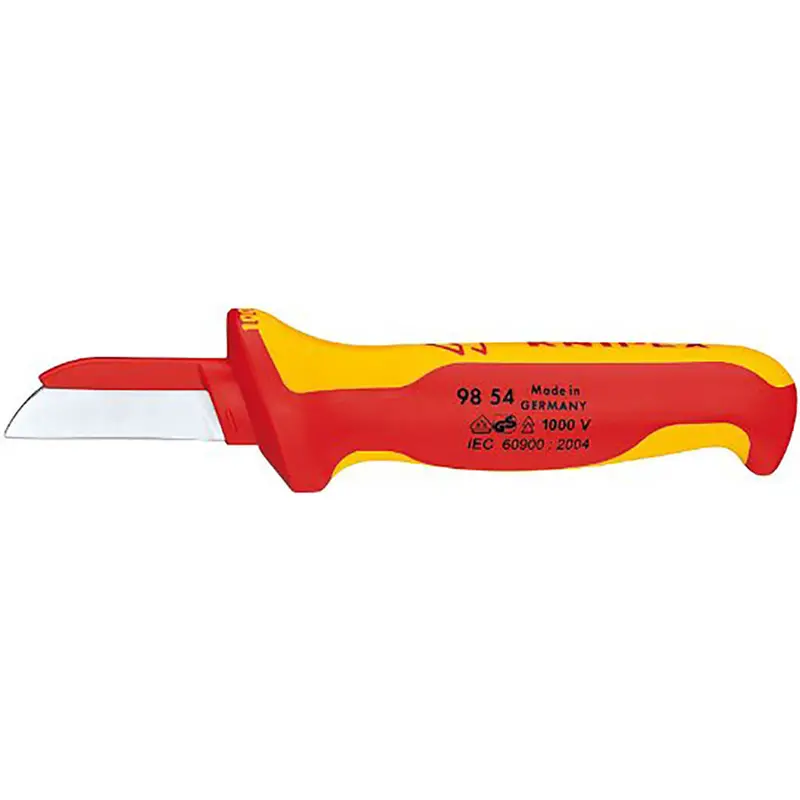 Knipex 1000-Volt Insulated Cable Knife For Precision Cuts (Model 98 54) 1