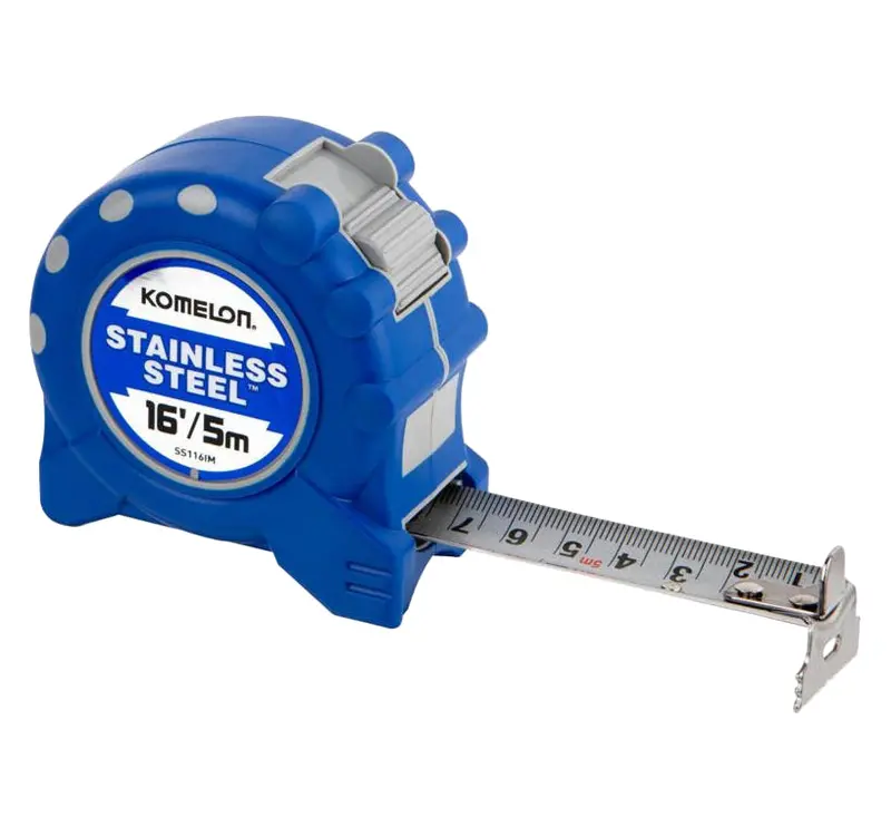 Komelon 16 Ft X 1" Tape Measure – 5-Meter Professional Grade 1