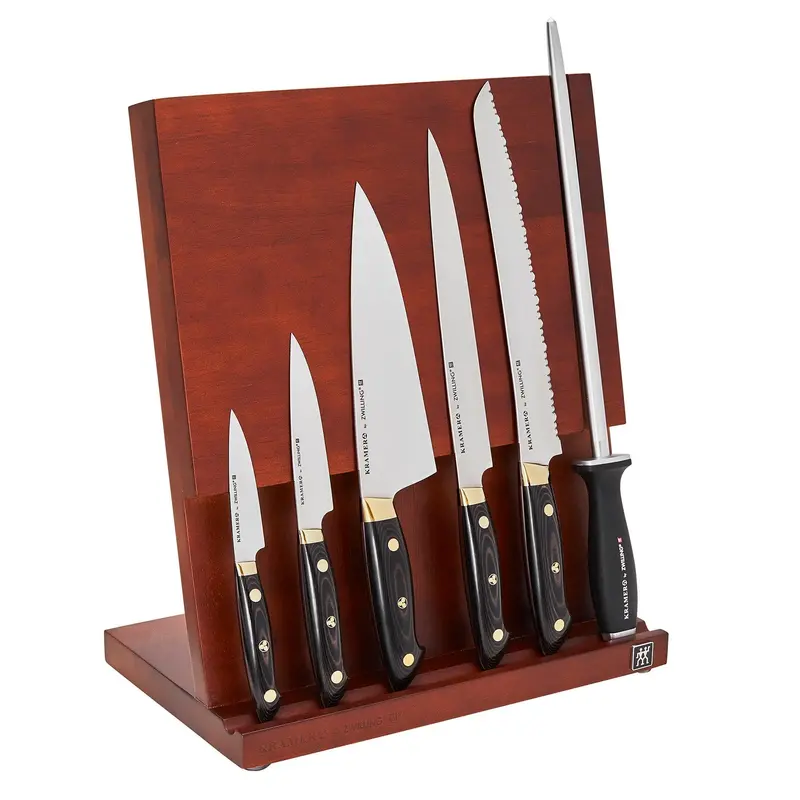 Kramer By Zwilling 2.0 Carbon Steel 7-Piece Knife Block Set 1