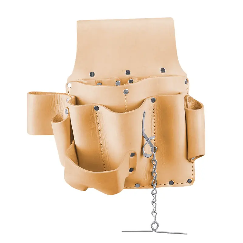 Kuny El-809 Electrician’S Tool Pouch – 8-Pocket Top-Grain Leather Organizer With Utility Layout 1