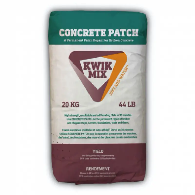 Kwik Mix Build & Restore Concrete Patch – 20 Kg Pail 1