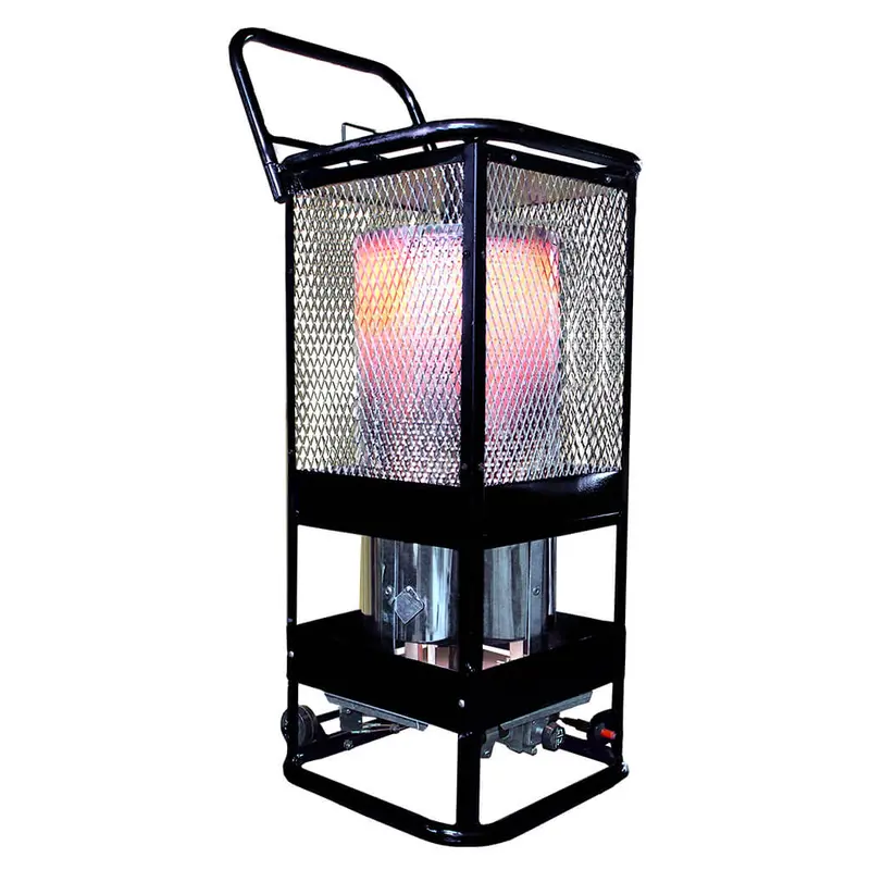 Lb Sun Blast 125 Portable Radiant Heater – 125,000 Btu, 360° Heat (White) 1