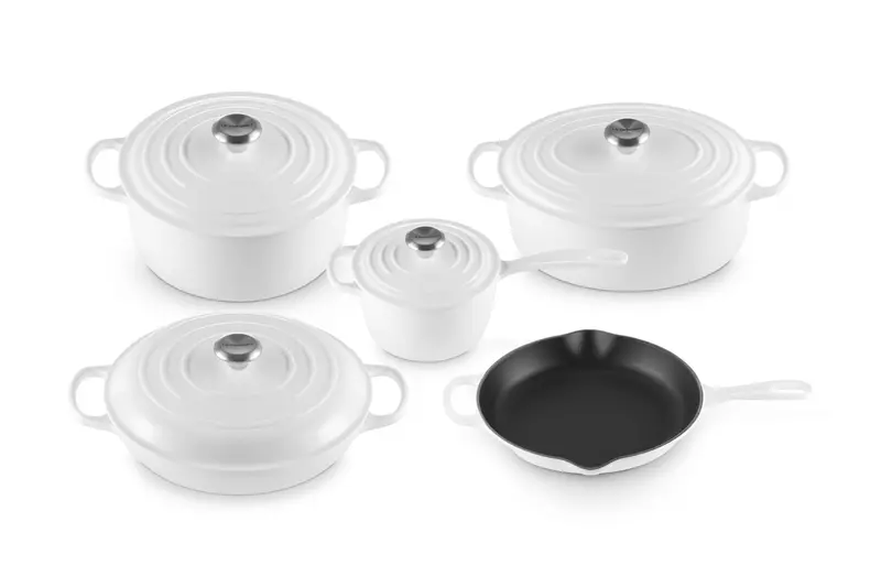 Le Creuset Signature Enameled Cast Iron 9-Piece Cookware Set 1