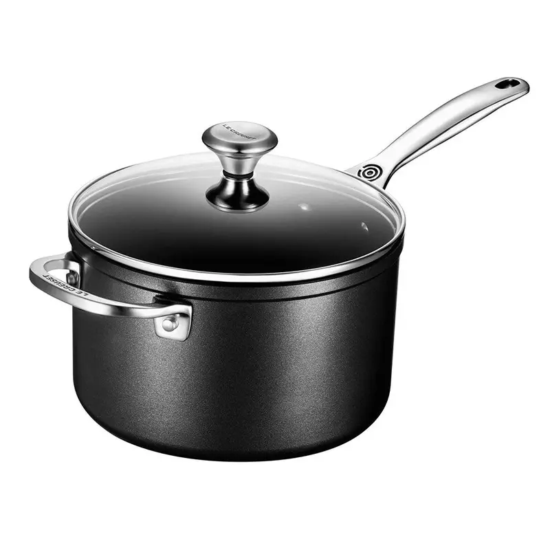 Le Creuset Toughened Nonstick Pro 4-Quart Saucepan With Glass Lid 1