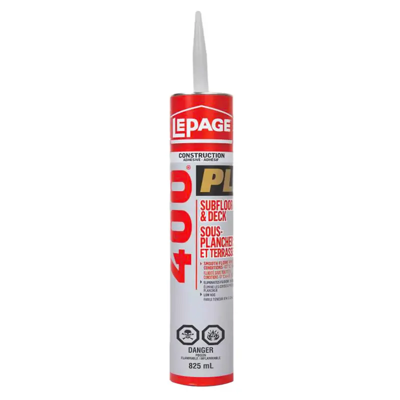 Lepage Pl 400 Subfloor & Deck Construction Adhesive — 825 Ml Container 1