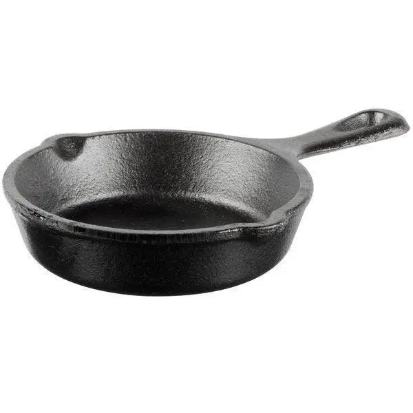 Lodge 3.5-Inch Cast Iron Mini Skillet – Single-Serving Size 1