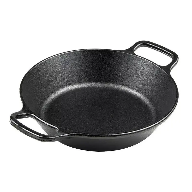 Lodge 8-Inch Cast Iron Dual-Handle Frying Pan 1