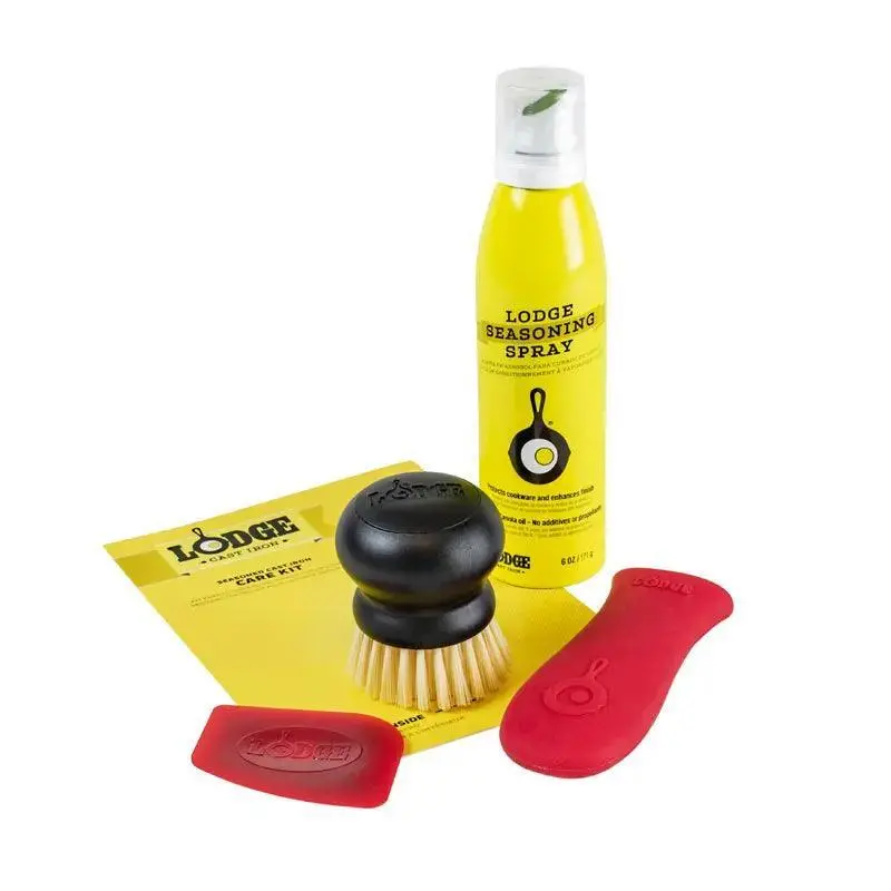 Lodge Cast Iron Care Kit – Complete Seasoning & Maintenance Set 1