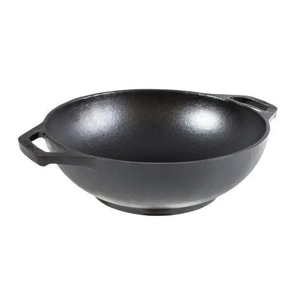 Lodge Cast Iron Wok – Pre-Seasoned Stir-Fry Pan 1