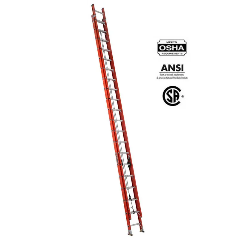 Louisville Fiberglass Extension Ladder – 40 Ft., Type Ia (300 Lb. Capacity) 1