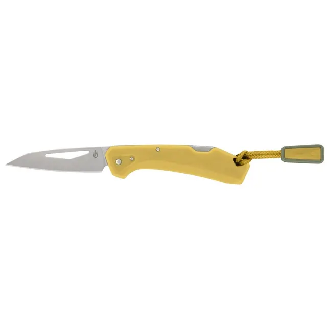 Lst Mini Pocket Knife – Mustard Yellow G10 Handle 1