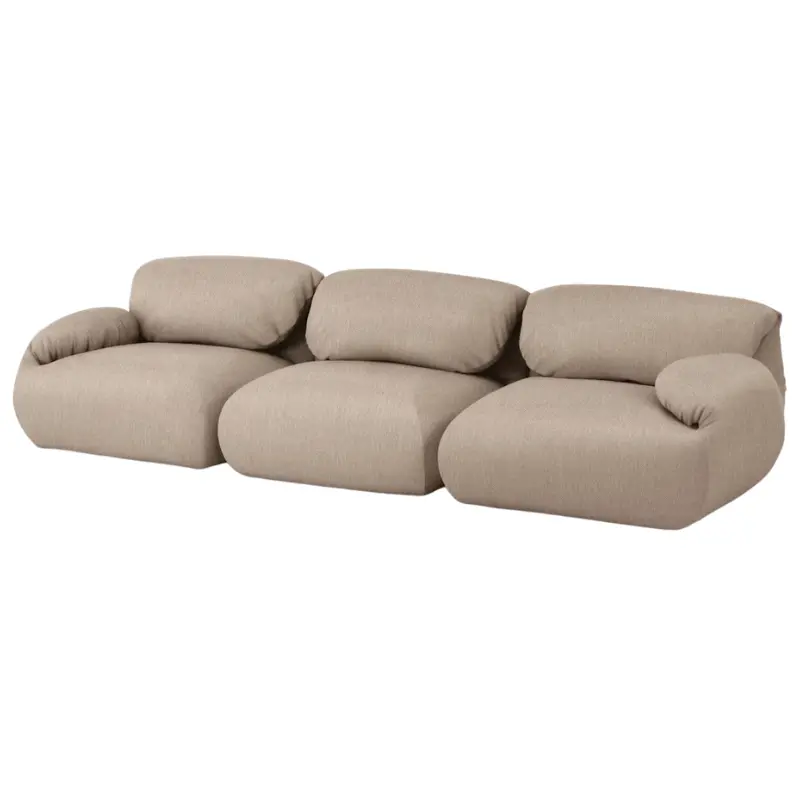 Luva Modular Three-Seat Sofa Configuration 1