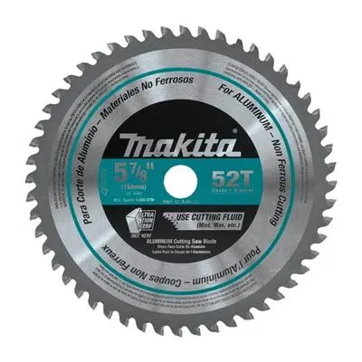 Makita A-96126 5-7/8" X 52-Tooth Aluminum-Cutting Carbide-Tipped Saw Blade 1