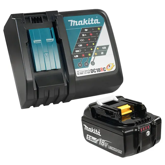 Makita Y-00309 18V Lxt Starter Kit – Includes One 5.0 Ah Battery And Charger 1