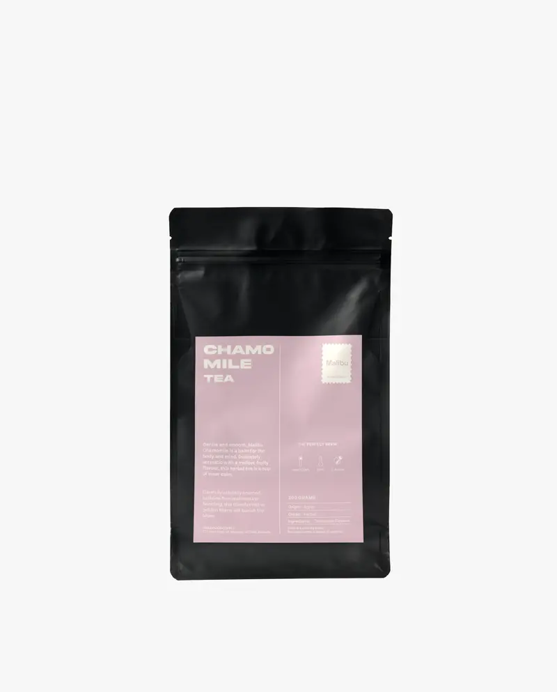 Malibu Chamomile Herbal Tea – Soothing Caffeine-Free Flower Infusion 1