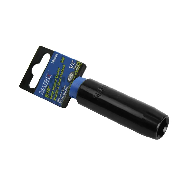 Matrix 701504 1/2-Inch Drive 9/16-Inch Deep Chrome-Vanadium Impact Socket (Sae) 1