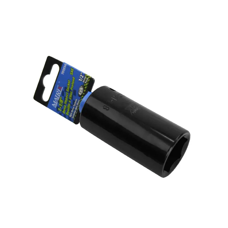 Matrix 701514 1/2-Inch Drive 1-1/8-Inch Deep Chrome-Vanadium Impact Socket (Sae) 1