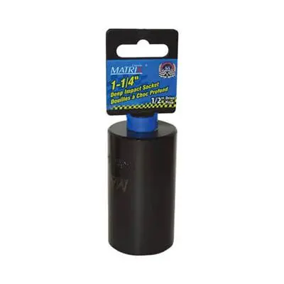 Matrix Deep-Impact Drive Socket: 1-1/4" X 1/2" 1