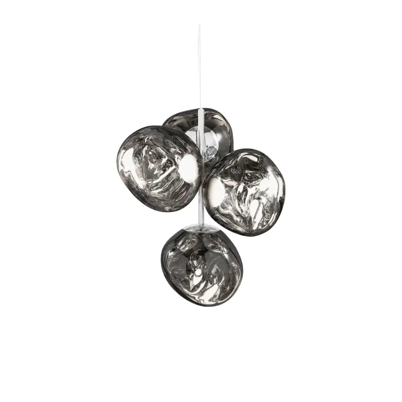 Melt Led Mini Chandelier With Sculptural Silhouette 5