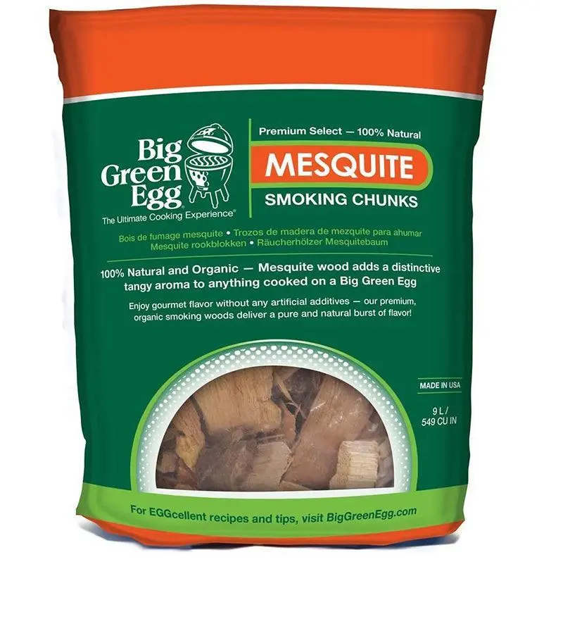 Mesquite Smoking Chunks – Big Green Egg 1