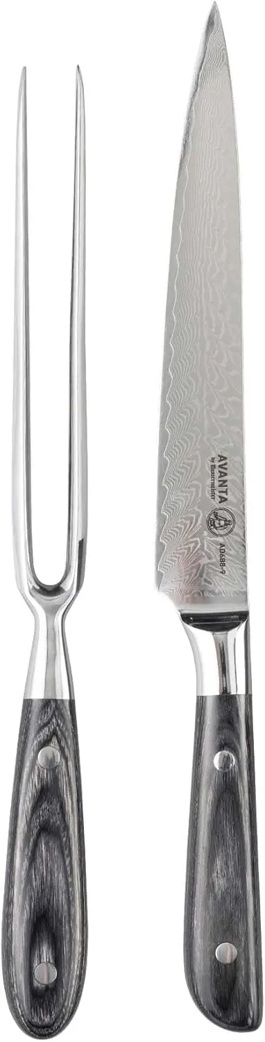 Messermeister Avanta Damascus 2-Piece Carving Knife Set 1