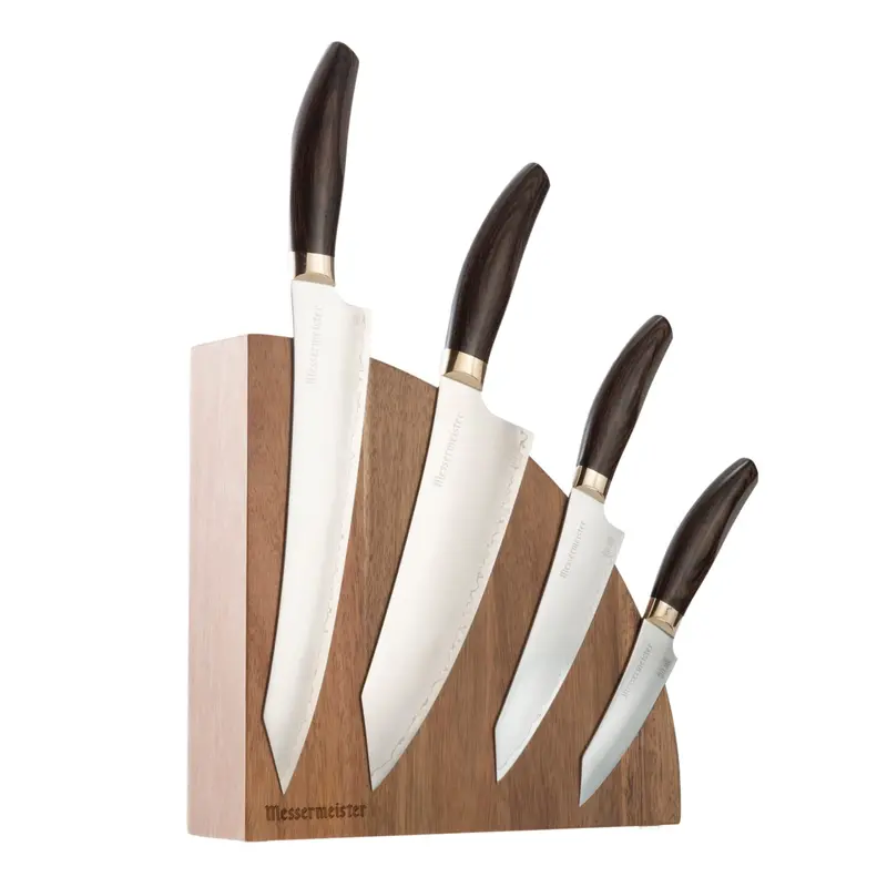 Messermeister Kawashima 5-Piece Knife Set With Magnetic Block 1