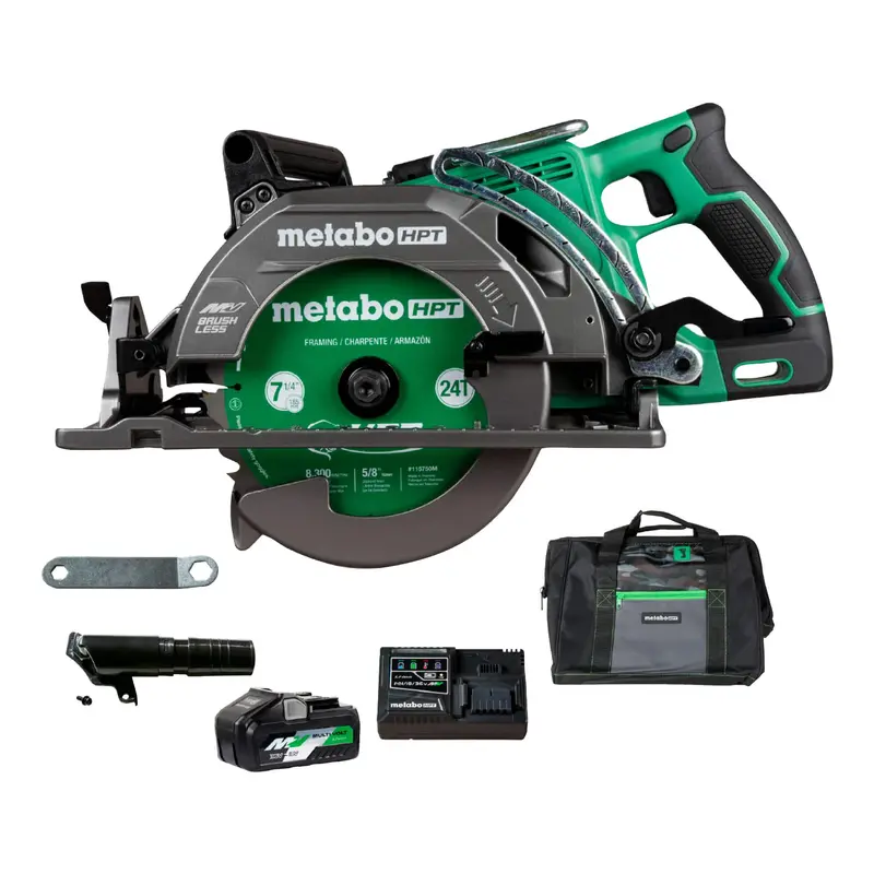 Metabo Hpt C3607Dwam 36V Rear-Handle Circular Saw Kit – 7-1/4-Inch Blade + 4.0Ah Battery 1