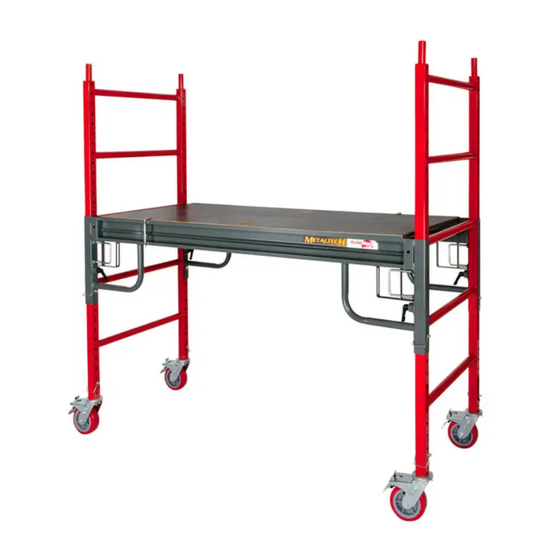 Metaltech Buildman 6-Foot Drywall Scaffold Kit – Baker-Style Utility Frame 1