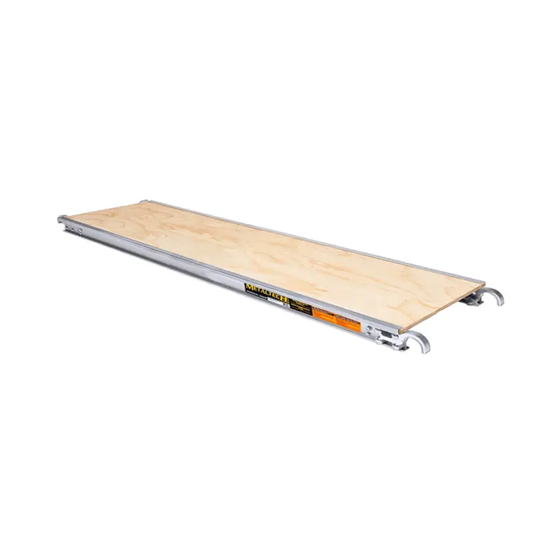 Metaltech M-Mpp719 Aluminum Scaffold Platform – 7-Foot × 19-Inch W/ Plywood Deck 1