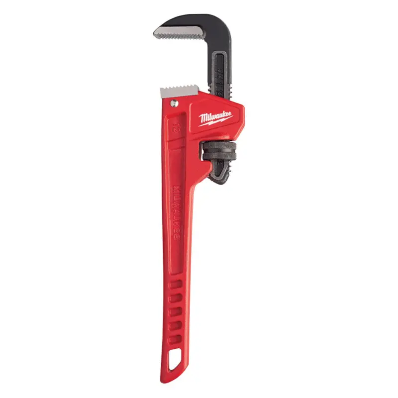 Milwaukee 12 In Durable Steel Pipe Wrench 1