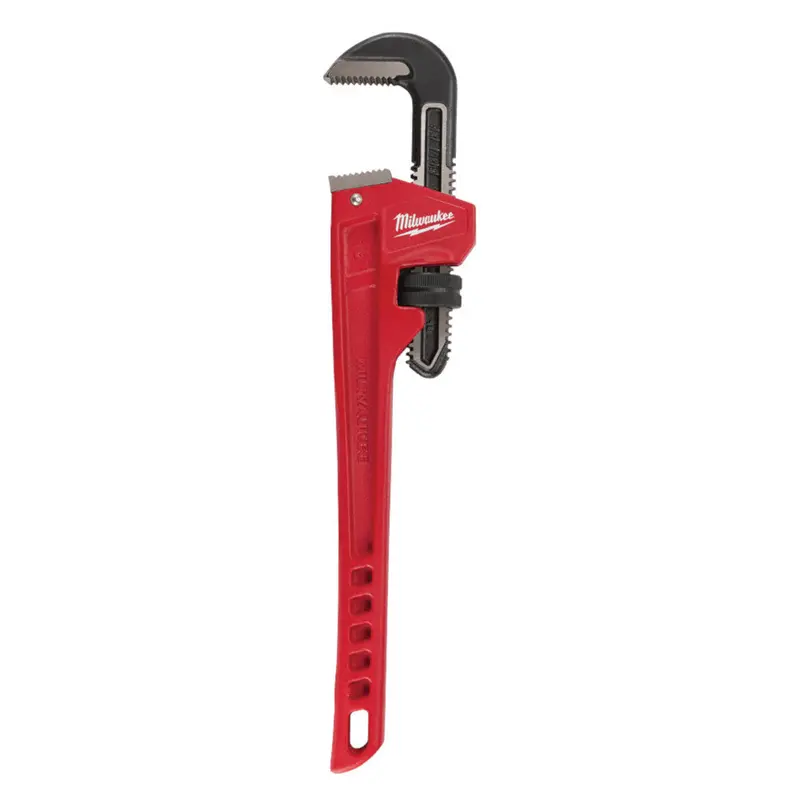 Milwaukee 18 In Heavy-Duty Steel Pipe Wrench 1