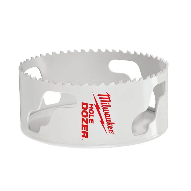 Milwaukee 4-1/8" Ice-Hardened Bi-Metal Hole Saw – Durable Cutting For Wood, Metal & Plastic 1
